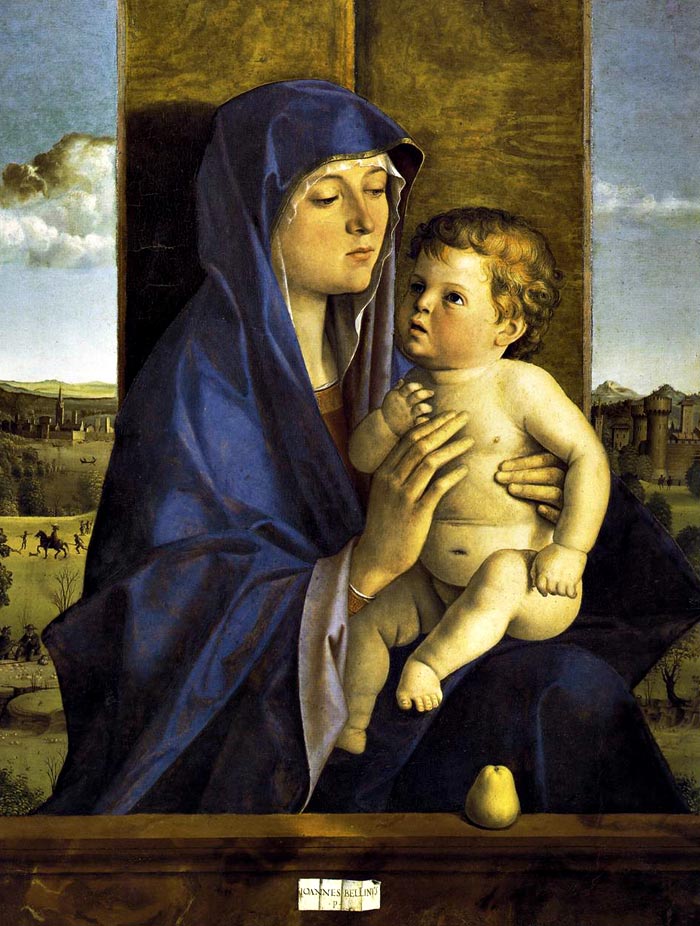 Photo:  Giovanni Bellini, Madonna and Child, ca. 1480